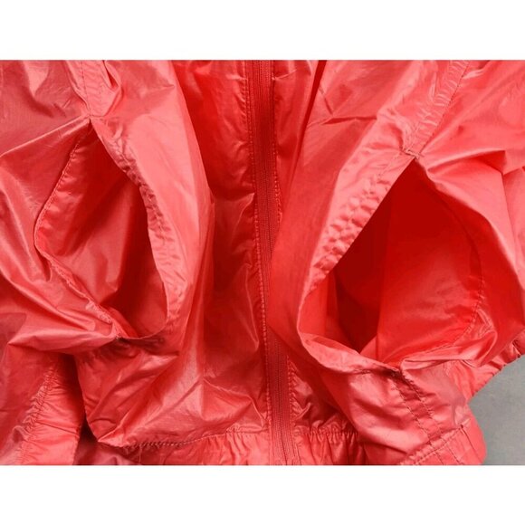 Columbia Womens Full Zip PFG Windbreaker Omni-Shield Jacket Cowl Neck Sz M Pink - Picture 15 of 16